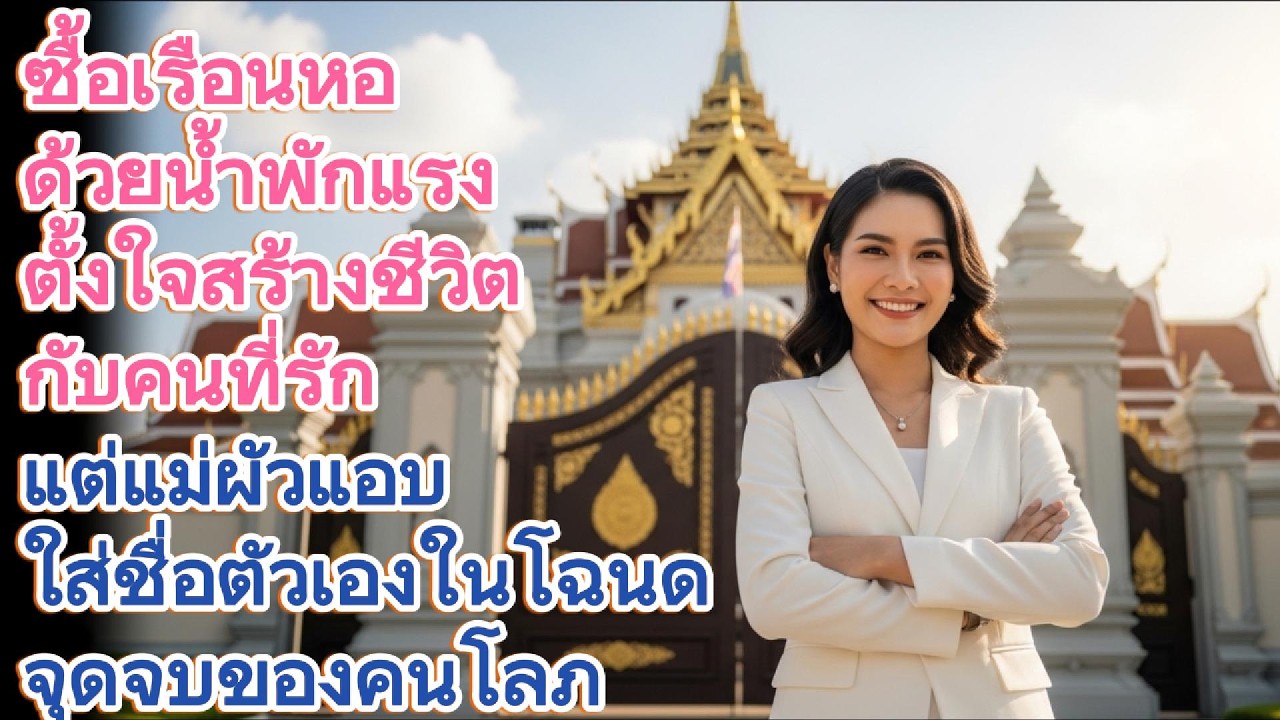 ซื้อเรือนหอด้วยน้ำพักน้ำแรง แต่แม่ผัวแอบใส่ชื่อตัวเองในโฉนด! | จุดจบคนโลภ