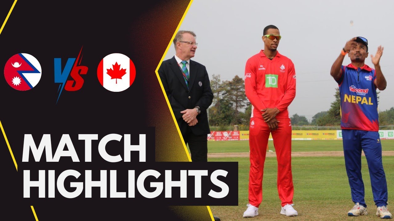 NEPAL VS CANADA TRINATION SERIES 1ST T20 | NEP VS CAN | HIGHLIGHTS CRICKET