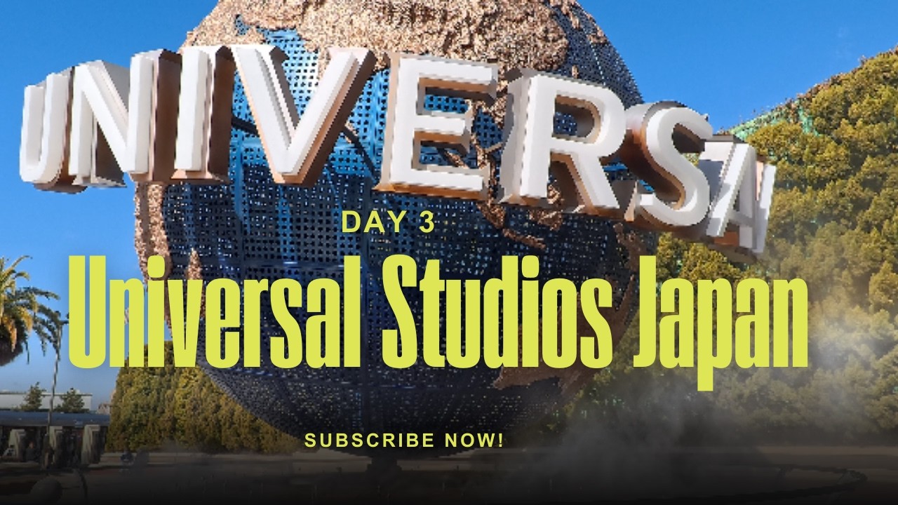 🎢 Universal Studios Japan (FIRST TIME!) 🇯🇵 | Osaka Winter Vlog