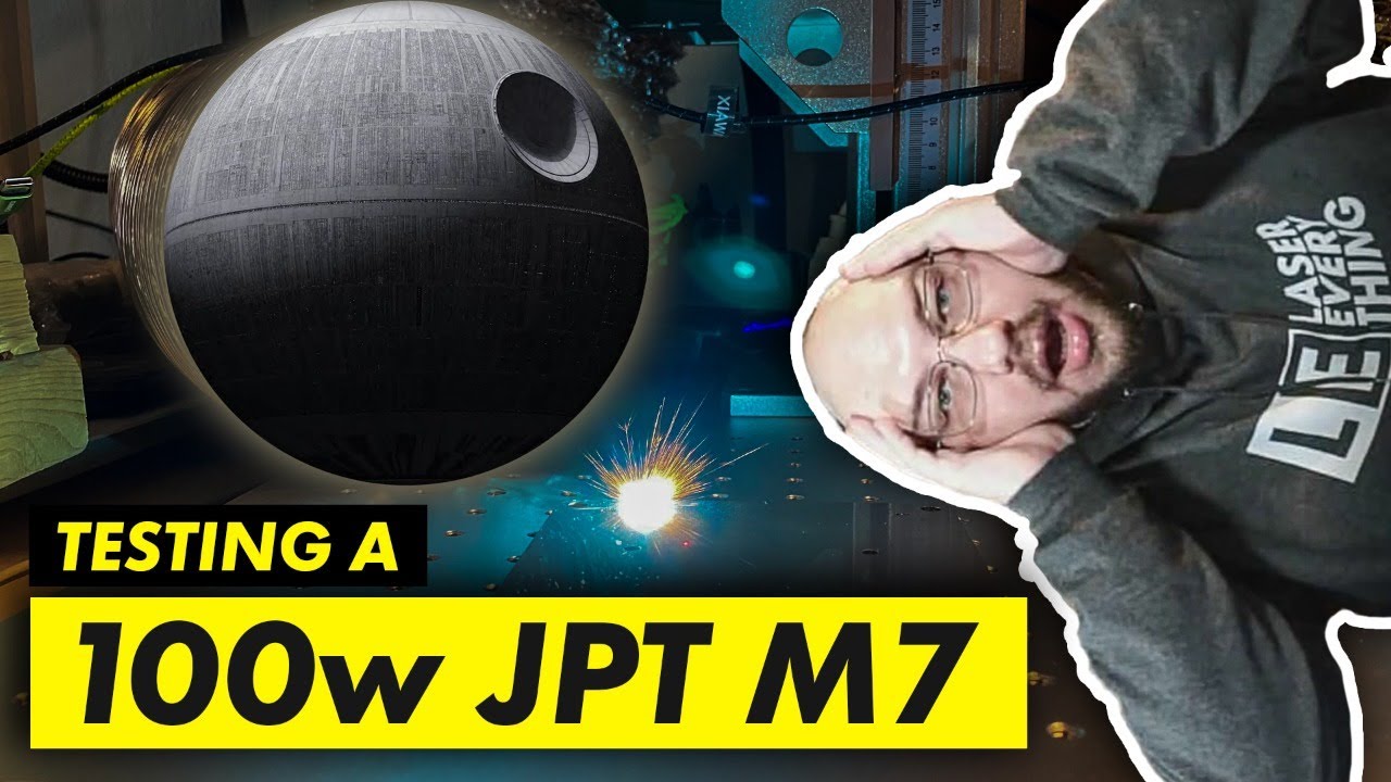 Our Very Own Death Star? Test Ignition | 100w JPT M7 Fiber Laser