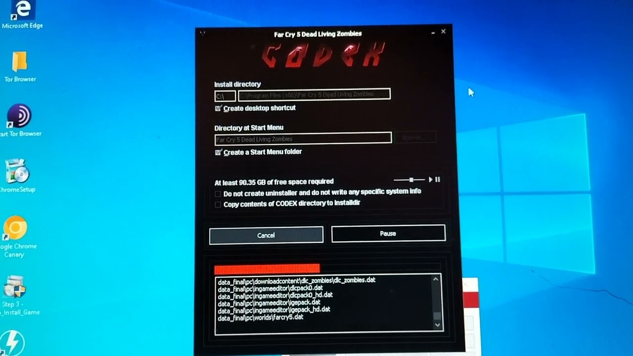 Instalacja Farcry codex