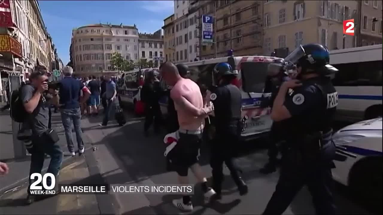 Les violences entre supporters anglais et russes n'en finissent plus à Marseille