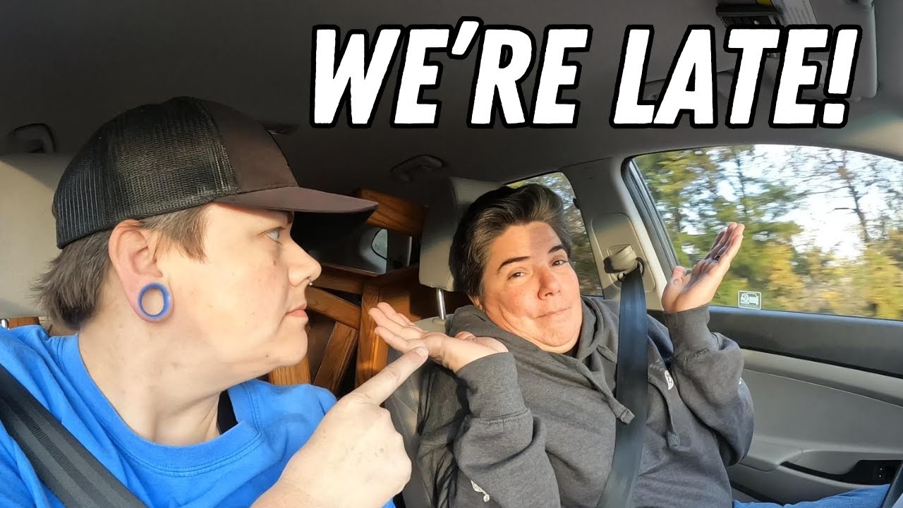 We were LATE to our own GARAGE SALE!!!