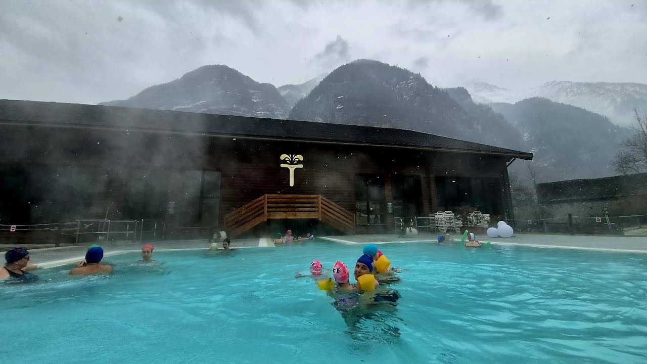 Terme di Premia piscina d'inverno