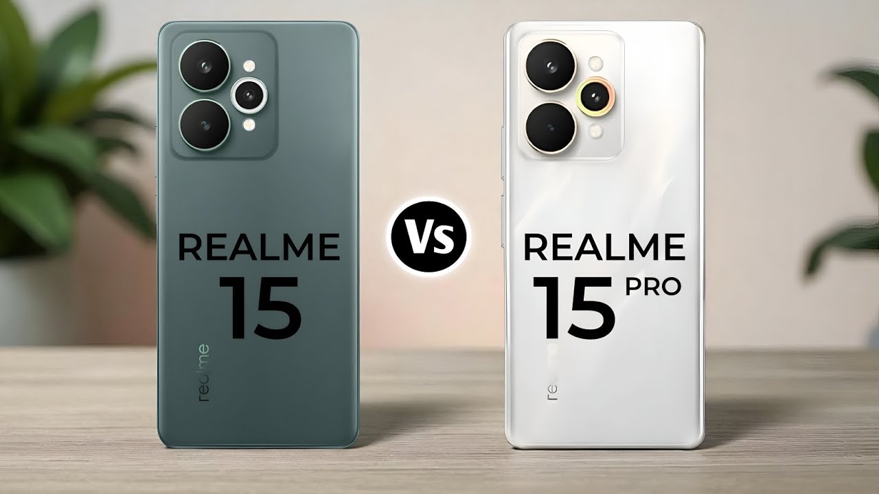 Realme 15 5G против Realme 15 Pro 5G — сравнение полных характеристик
