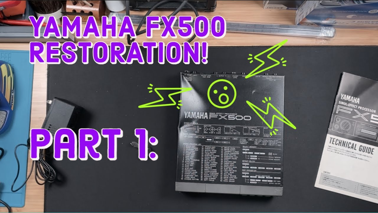 Yamaha FX500 Restoration Part 1 - Disassembly and Inspection