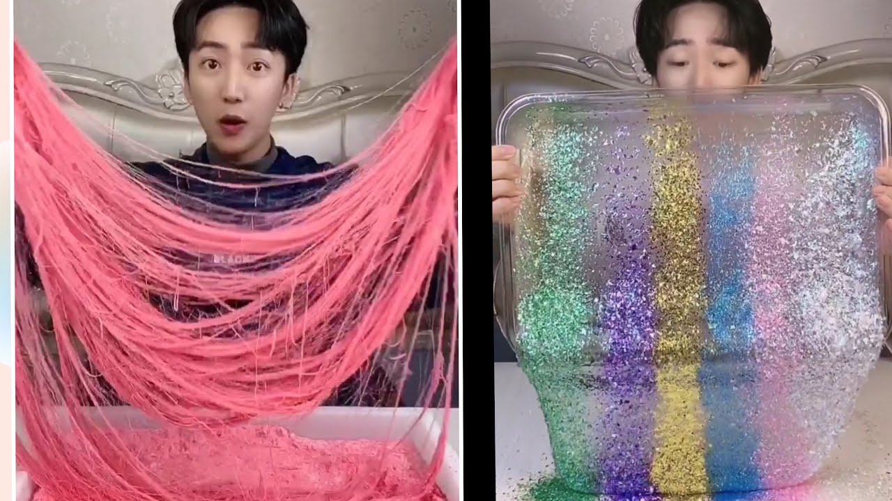 ASMR SLIME小凡史莱姆龙须酥+闪亮✨软糖！哇哦！