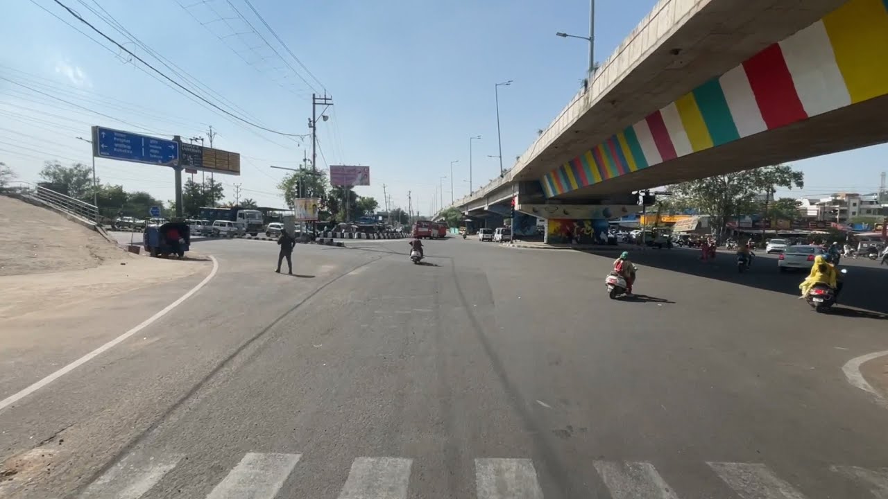 4K Drive on Bhopal’s Express Highway | Clean City | Nomad Ambience