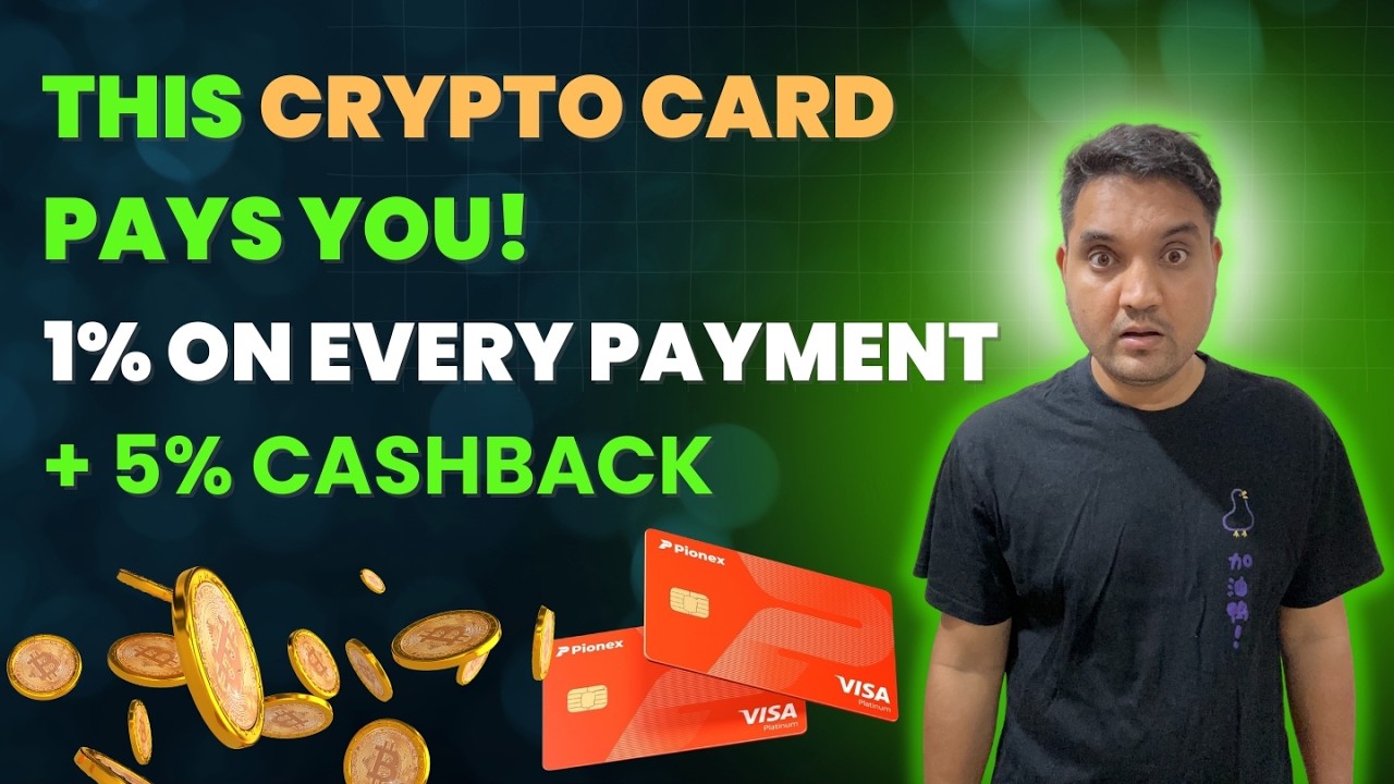 Earn 1% Cashback on Every Payment 💳 | Pionex Crypto Card Review (India) + 5% Cashback Trick!