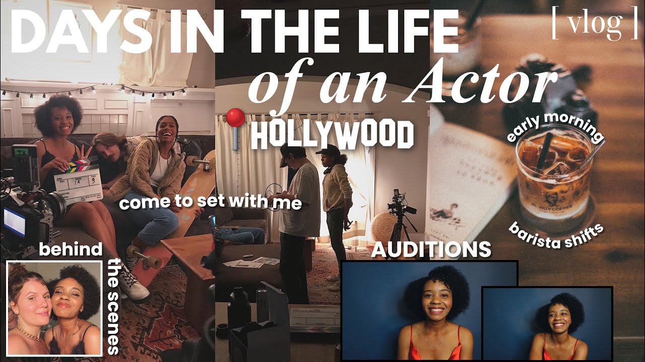 Days in the Life of an Actor | Movie Shoot, Auditions, 6:30AM Barista Shifts, Last Days of Summer