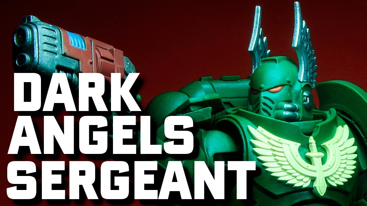 Warhammer 40,000 - Dark Angels Assault Intercessor Sergeant - McFarlane Toys Action Figure Review