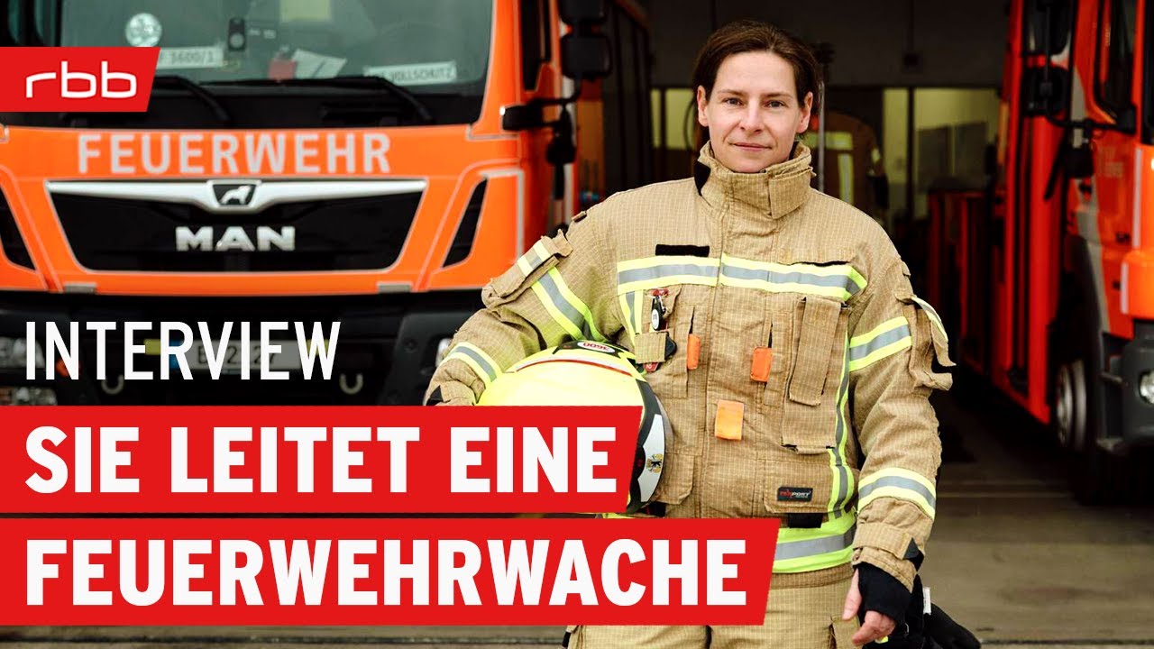 Die erste Wachleiterin der Berliner Feuerwehr: Beatrice Wrenger | Feuerwehrfrau | Interview