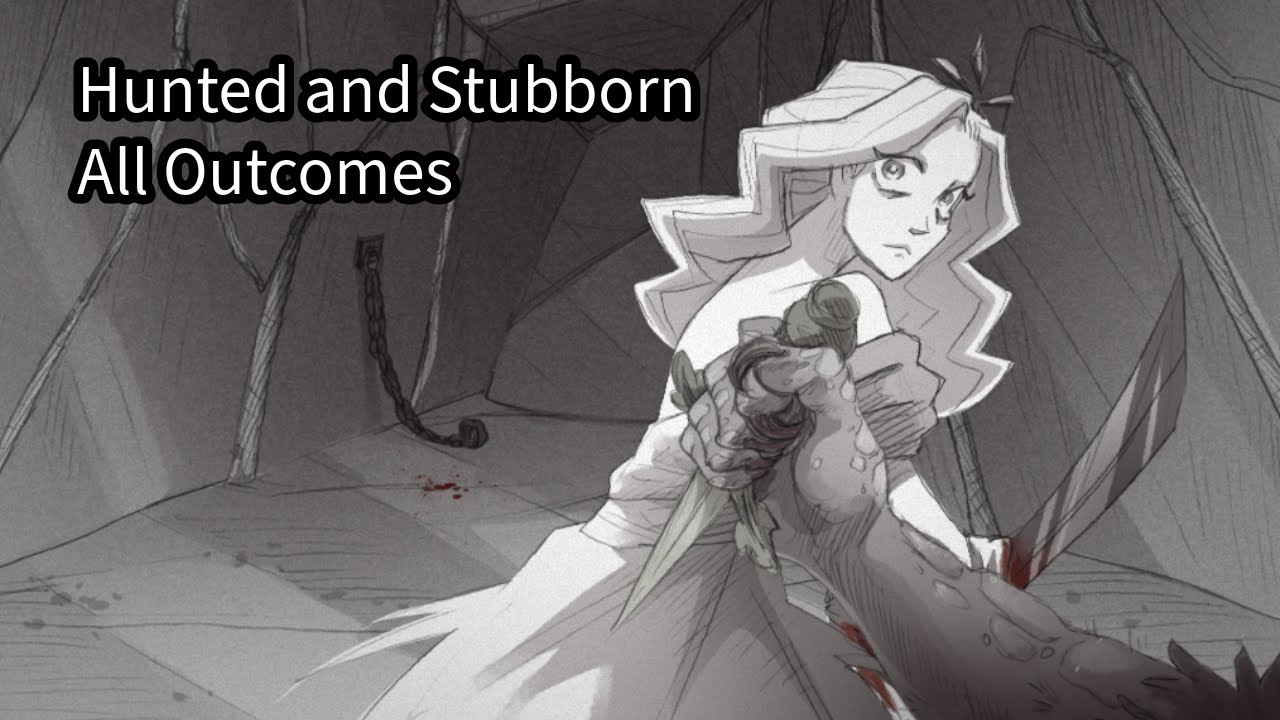 All Razor's chapter 3's Outcomes (Stubborn and Hunted) | Slay the Princess: Pristine Cut