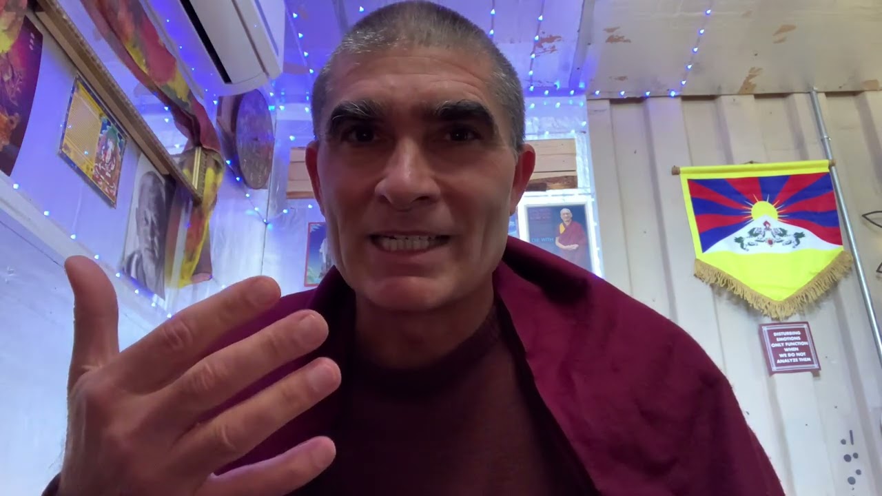 Tibetan/Western monk sharing experience on Depression part 1