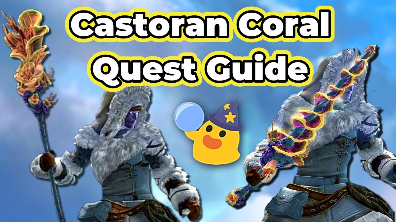 Castoran Coral Quest license wizard vault Collection achievement Guide Coral Heart Weapons Unlock