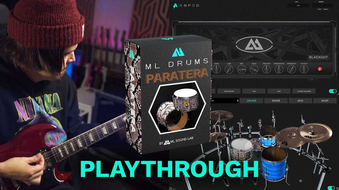 ML Drums: Paratera + Amped: Blackout & Bass