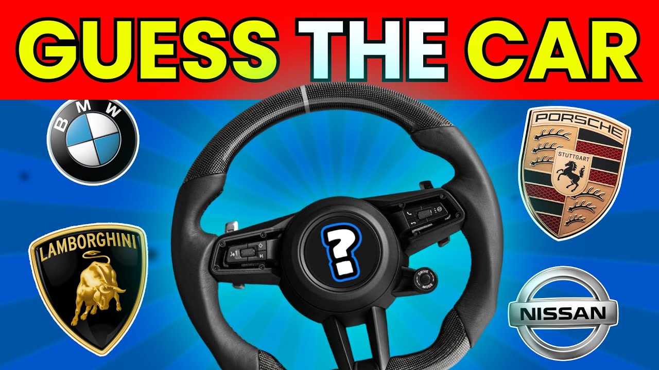 GUESS The CAR BRAND By The Steering Wheel