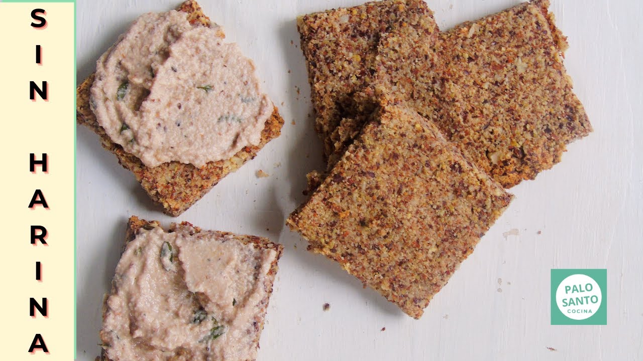 CRACKERS SIN HARINA, SIN GLUTEN VEGANAS