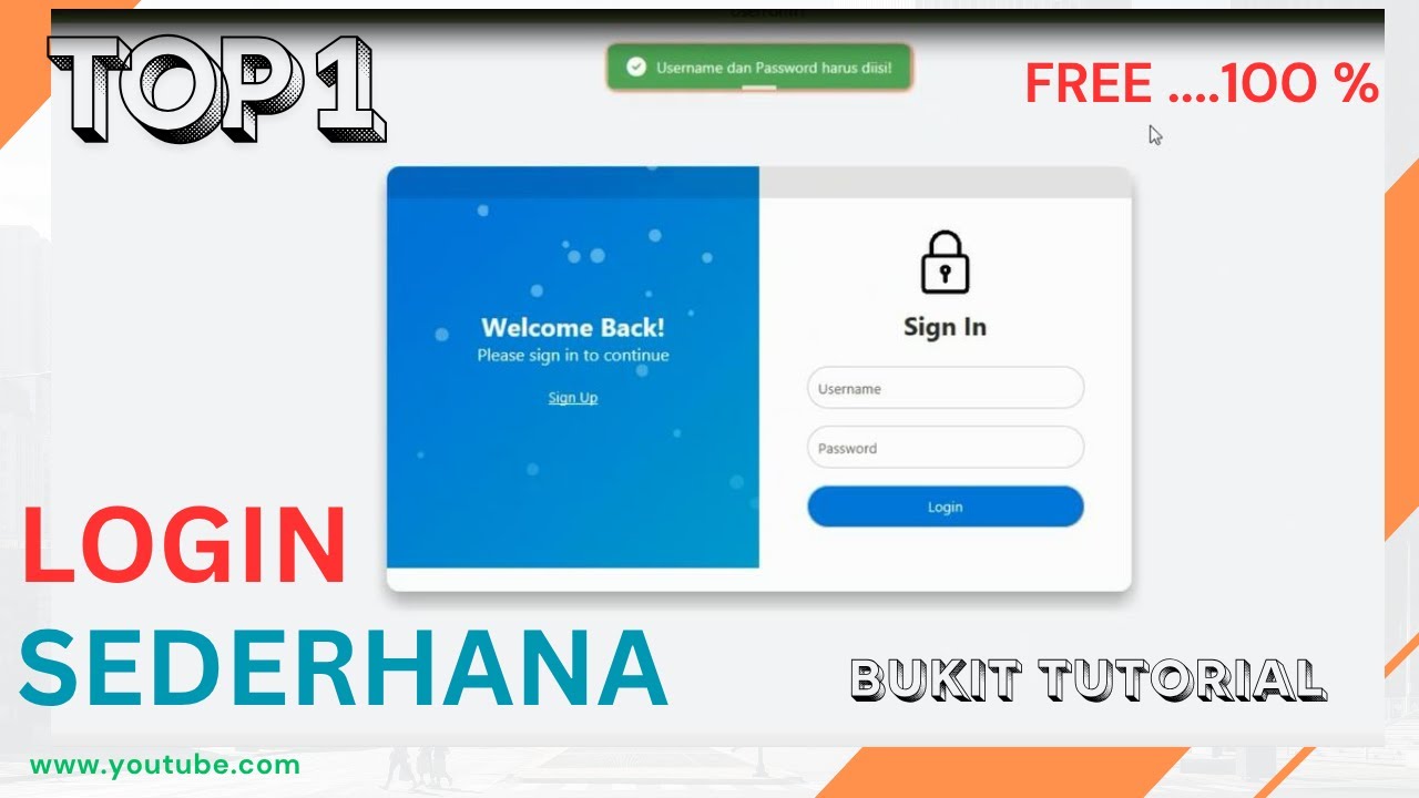 Cara Membuat Menu Login Sederhana di VBA Excel