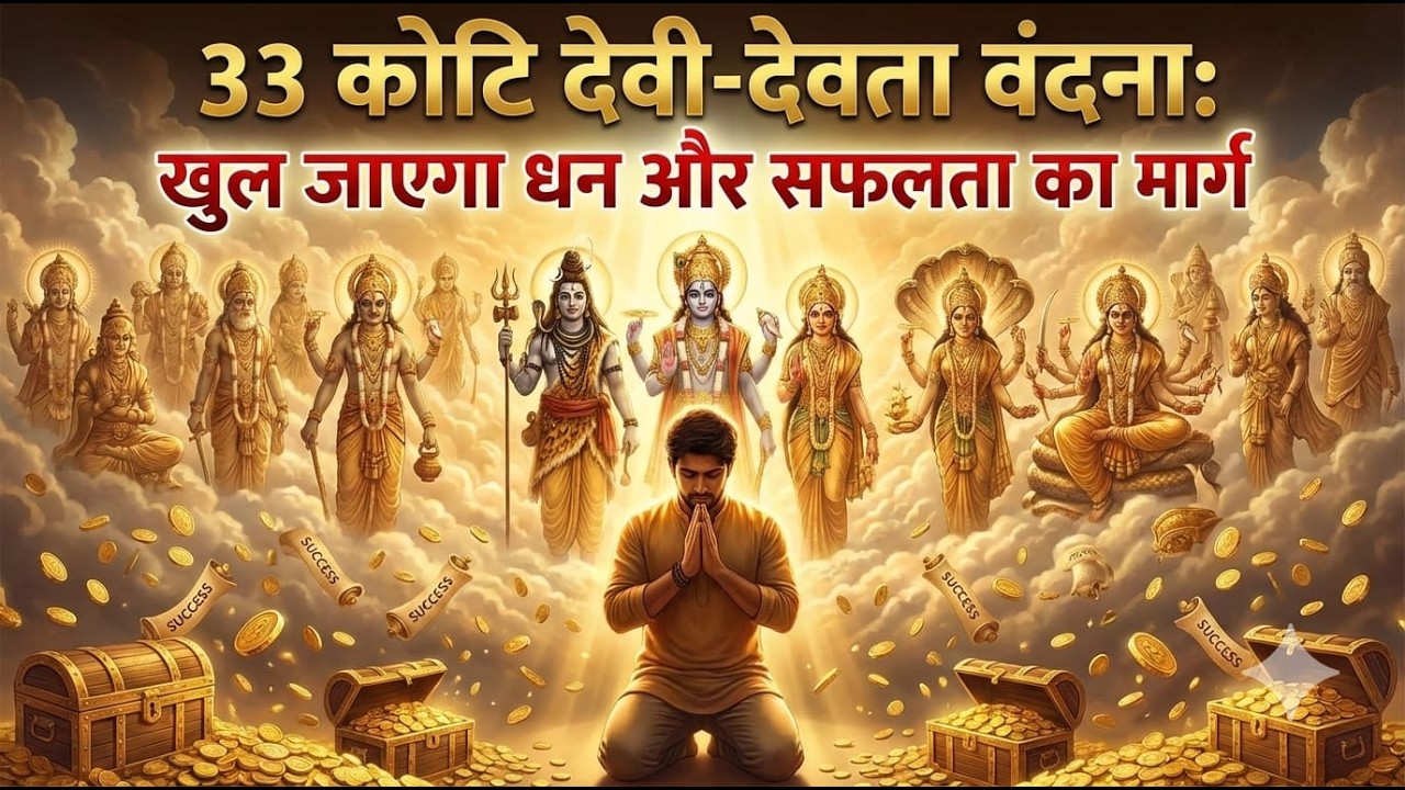 33 कोटि देवी-देवताओं की स्तुति - सम्पूर्ण देवी-देवता कृपा स्तोत्र - Most Powerful All Gods Stuti