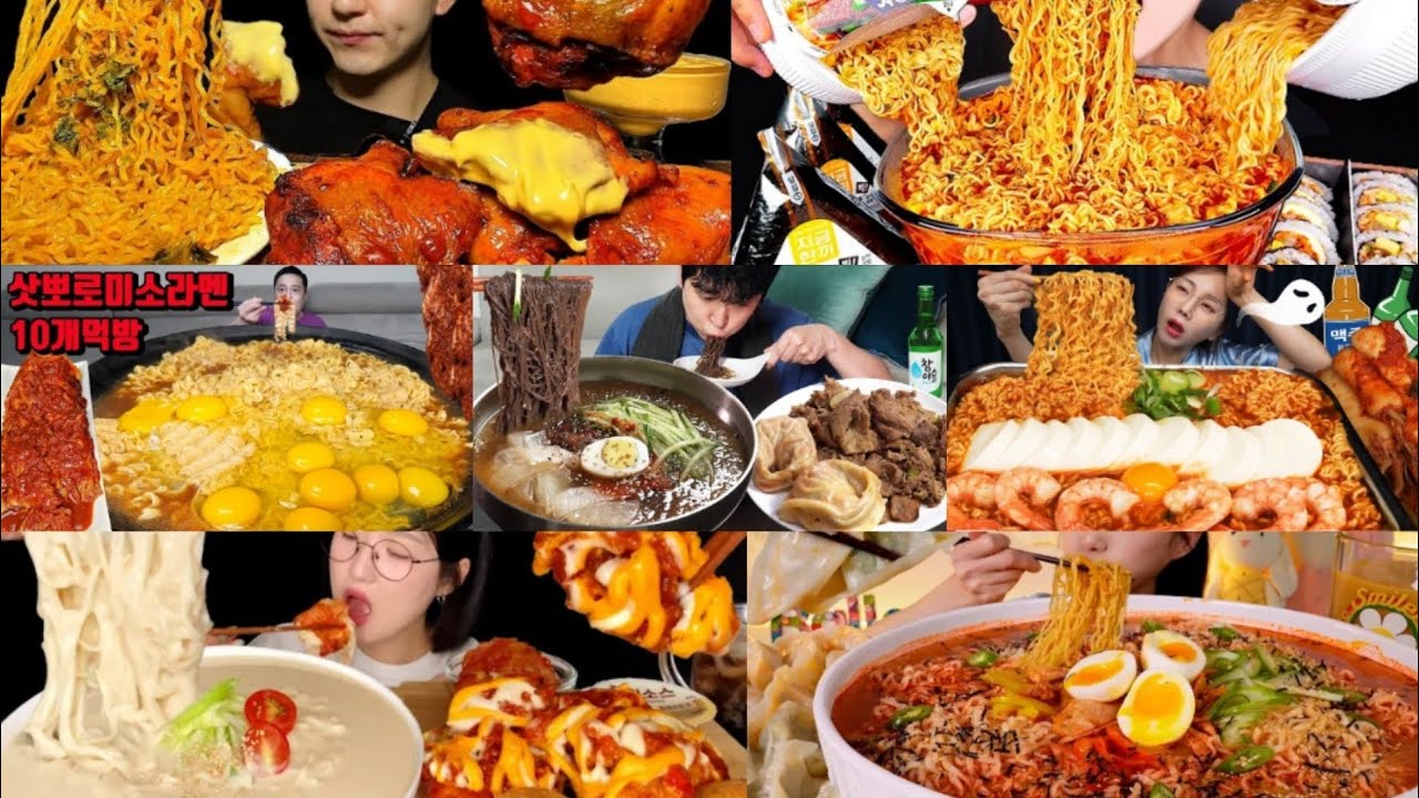 Korean Street Food Challenge | ASMR 5X Speed Eating Sound MUKBANG!