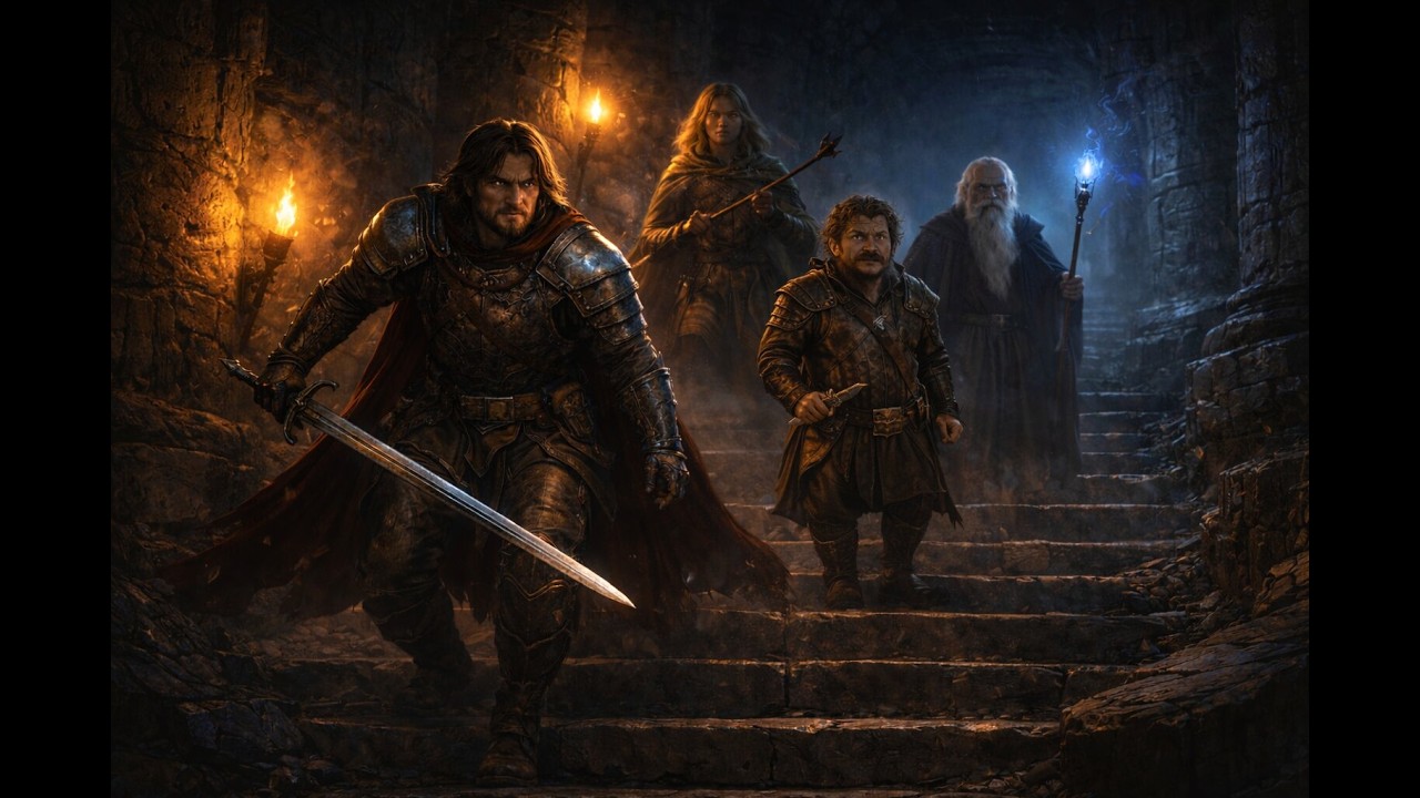 Dungeon of the Fellowship | Dark Fantasy Dungeon Music for D&D | 1 Hour Cinematic Ambience