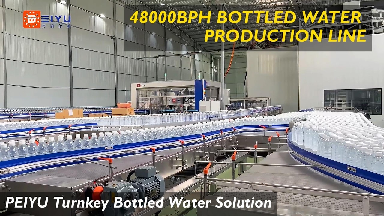 High Speed Bottled Water Production Line 48000BPH | Turnkey Beverage Factory Solution