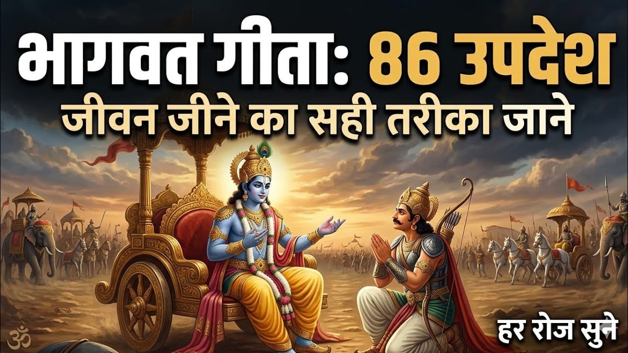 Shrimad Bhagwat 86 updesh #जीवन जीने का सही तरीका जाने #geetasaar #geetagyan #bhagwargeeta#krishna 