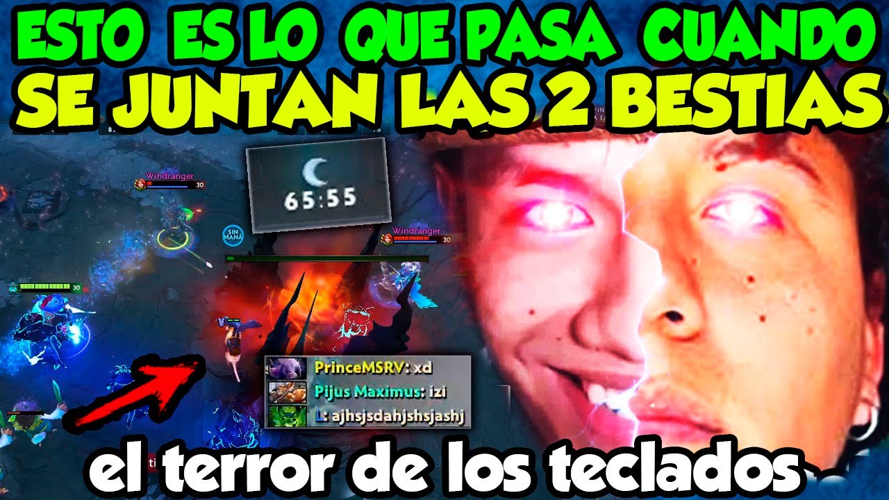 😆ESTO PASA CUANDO SE JUNTAN LAS 2 BESTIAS EN EL MISMO EQUIPO🤣BUTI Y MACARIUS EN DOTA CARDIACO😆