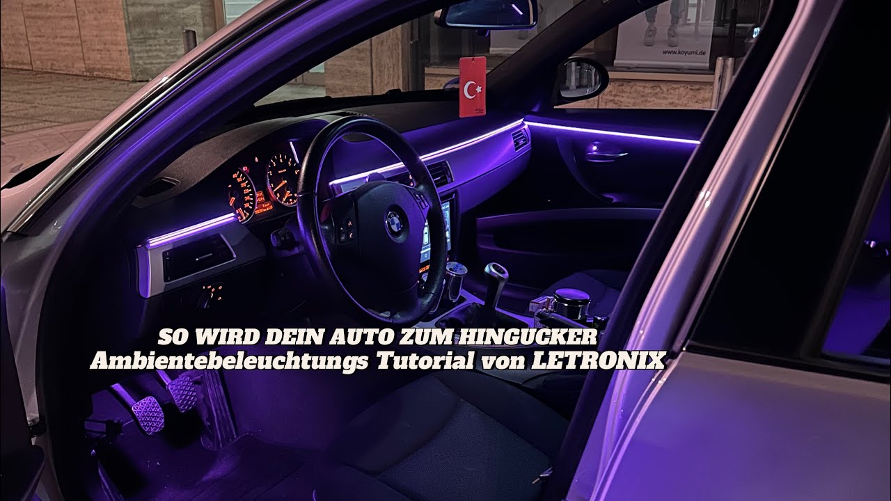 Das brauchst du unbedingt‼️LETRONIX Full LED RGBIC Ambientebeleuchtung, der Hingucker für dein Auto🤩