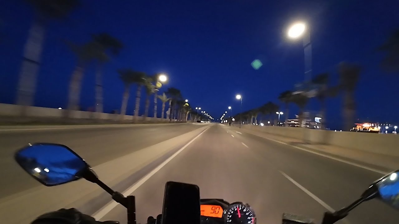 Night Chill City Ride | Fz6 POV GPR Exhaust