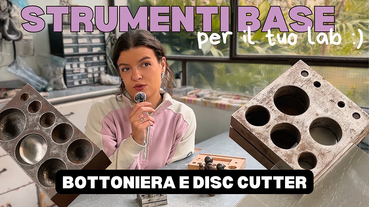 Disc Cutter + Bottoniera ✨ Strumenti base per iniziare a creare gioielli