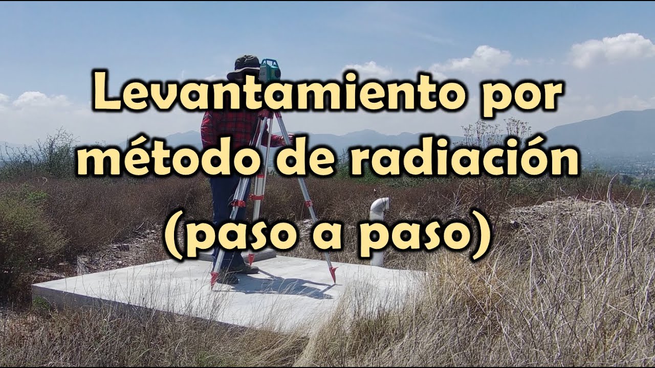 [Topografía] Levantamiento por método de radiación (paso a paso)