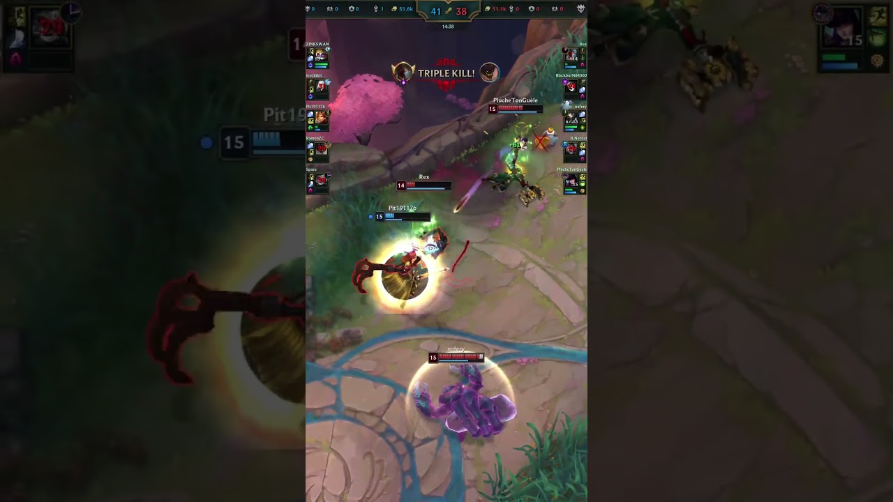 Fiddlesticks Triple Kill vs Vex, Anivia & Malphite | ARAM Shorts Highlight