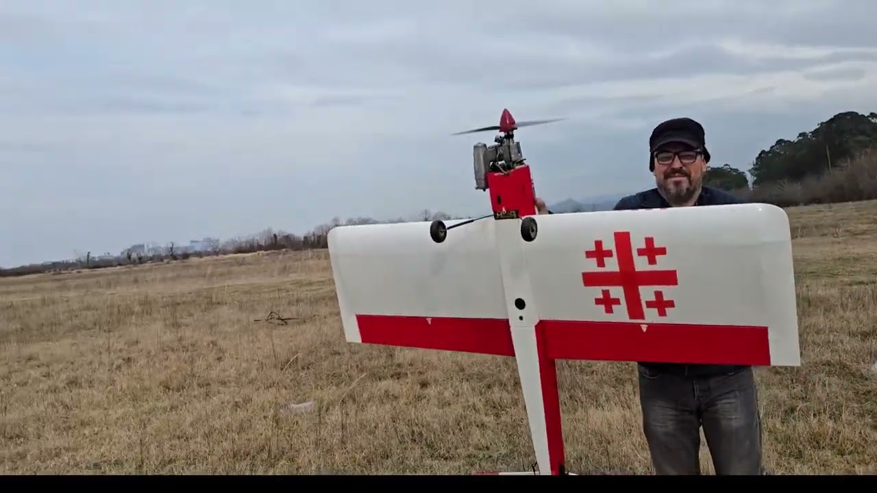 OSMax15cc Gas engine on Funfly 13 Feb
