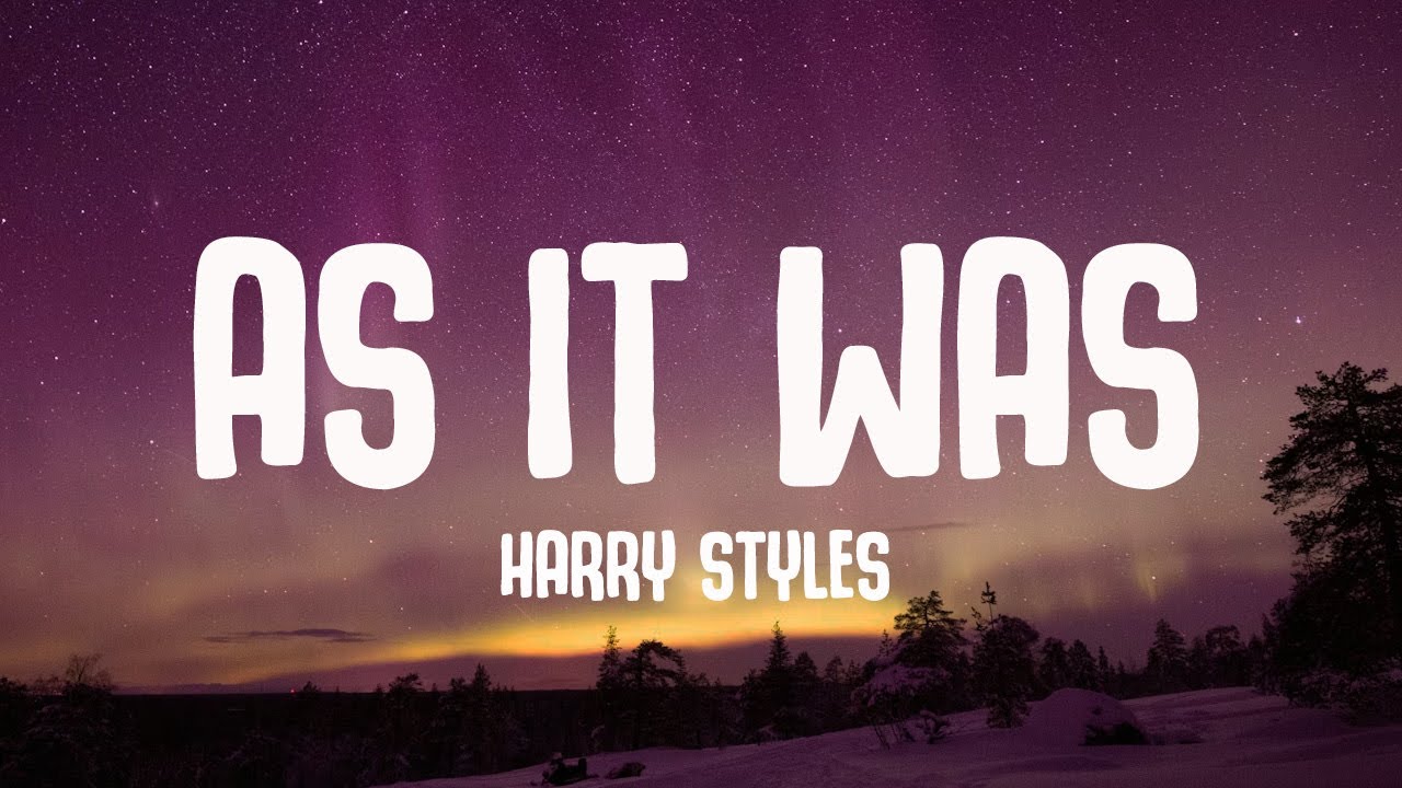 Harry Styles - As It Was (Lyrics)