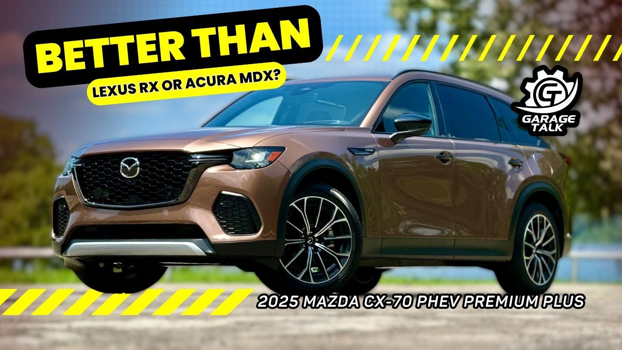 Mazda CX-70 PHEV 2025 года | Что лучше, чем Lexus RX или Acura MDX?