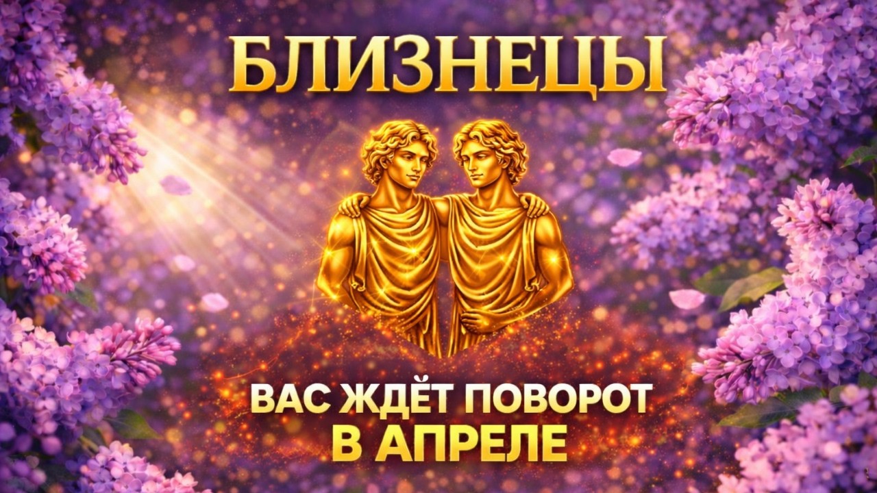 БЛИЗНЕЦЫ — Вас ждёт поворот в апреле ♊ Судьба готовит перемены