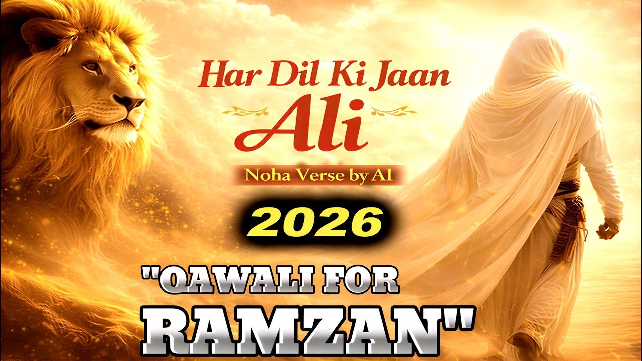 (Made by AI....)#HAR DIL KI JAAN ALI  islamic qawali 2026 #islamic #world of AI #trending