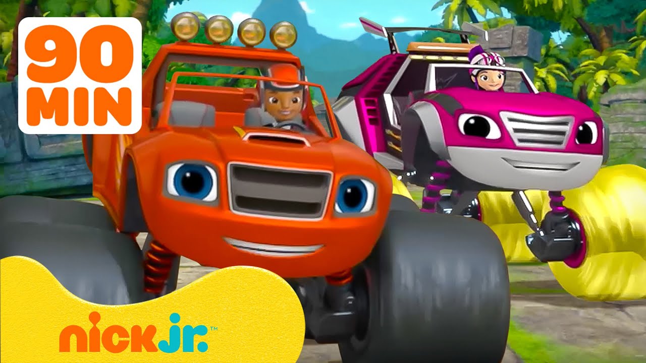 Blaze | ¡Rescate en el Carnaval de Blaze & Watts y Más Misiones! 🐙 con Gabby | Nick Jr. en Español