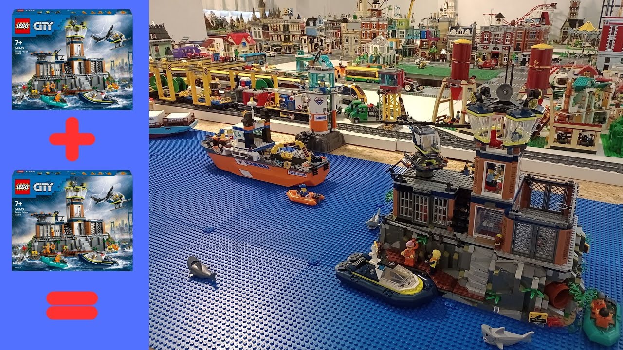 Doubling the LEGO City Police Prison Island 60419!