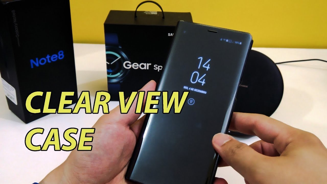 Case Clear View para Galaxy Note 8
