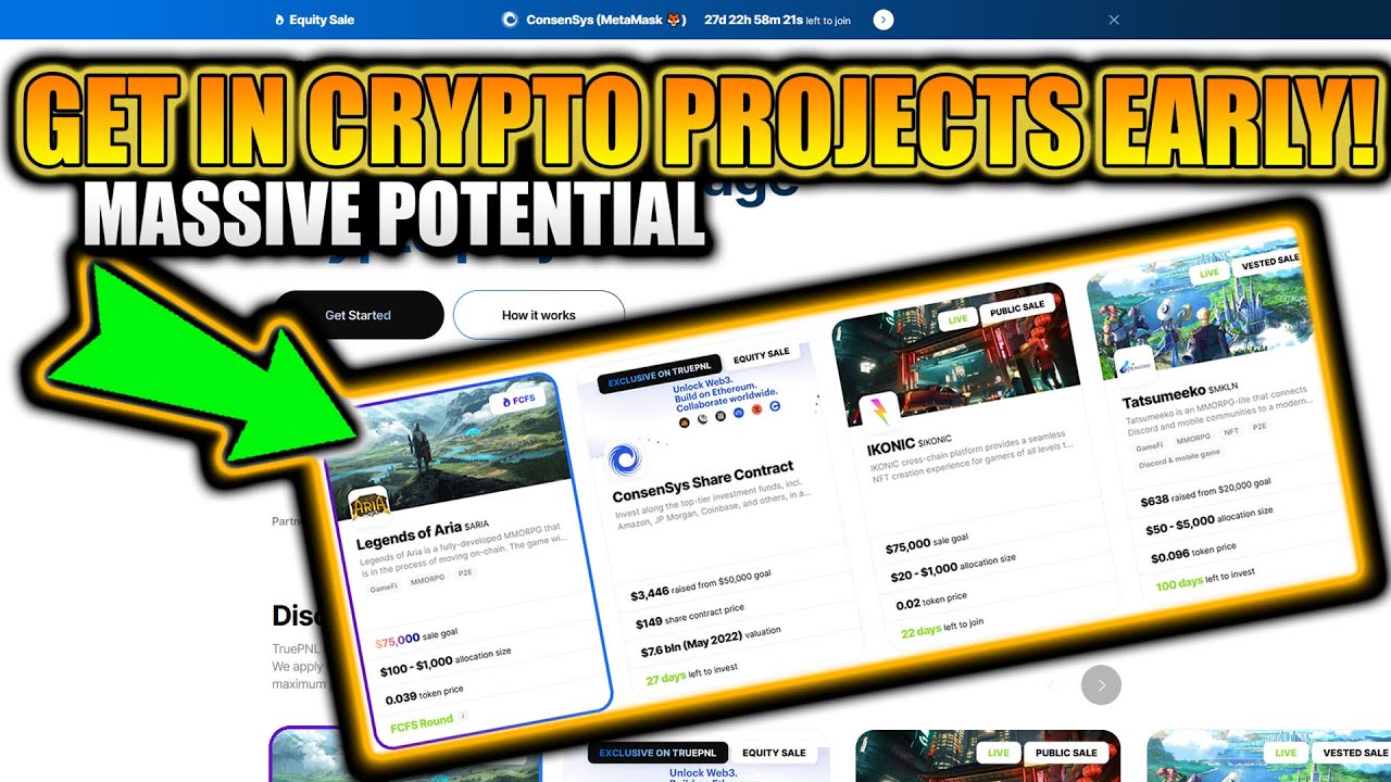 TRUEPNL - Invest in Early-Stage Crypto Projects! HUGE PROJECTS with MASSIVE POTENTIAL!