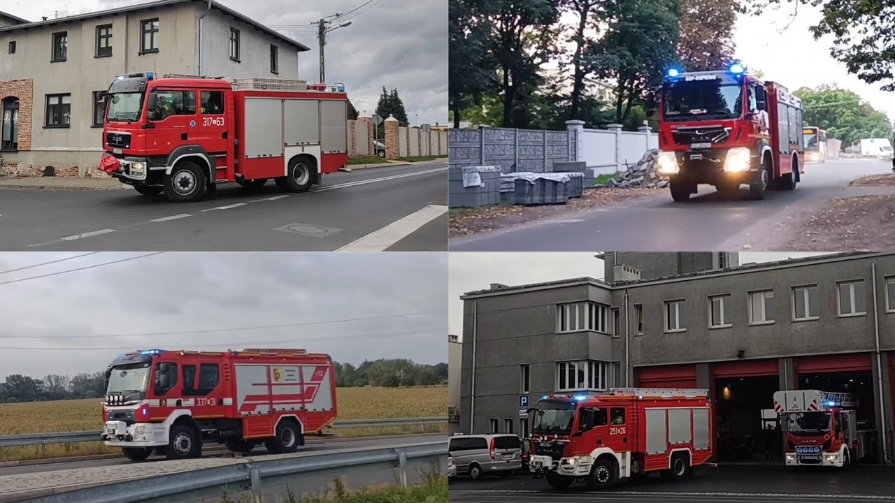 [TRĄBY] OSP Palędzie, Dopiewo, Stęszew oraz JRG SA PSP Poznań alarmowo do różnych zdarzeń!