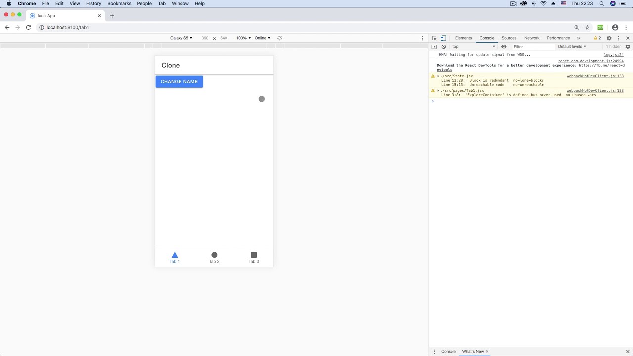 State Management in Ionic React Applications