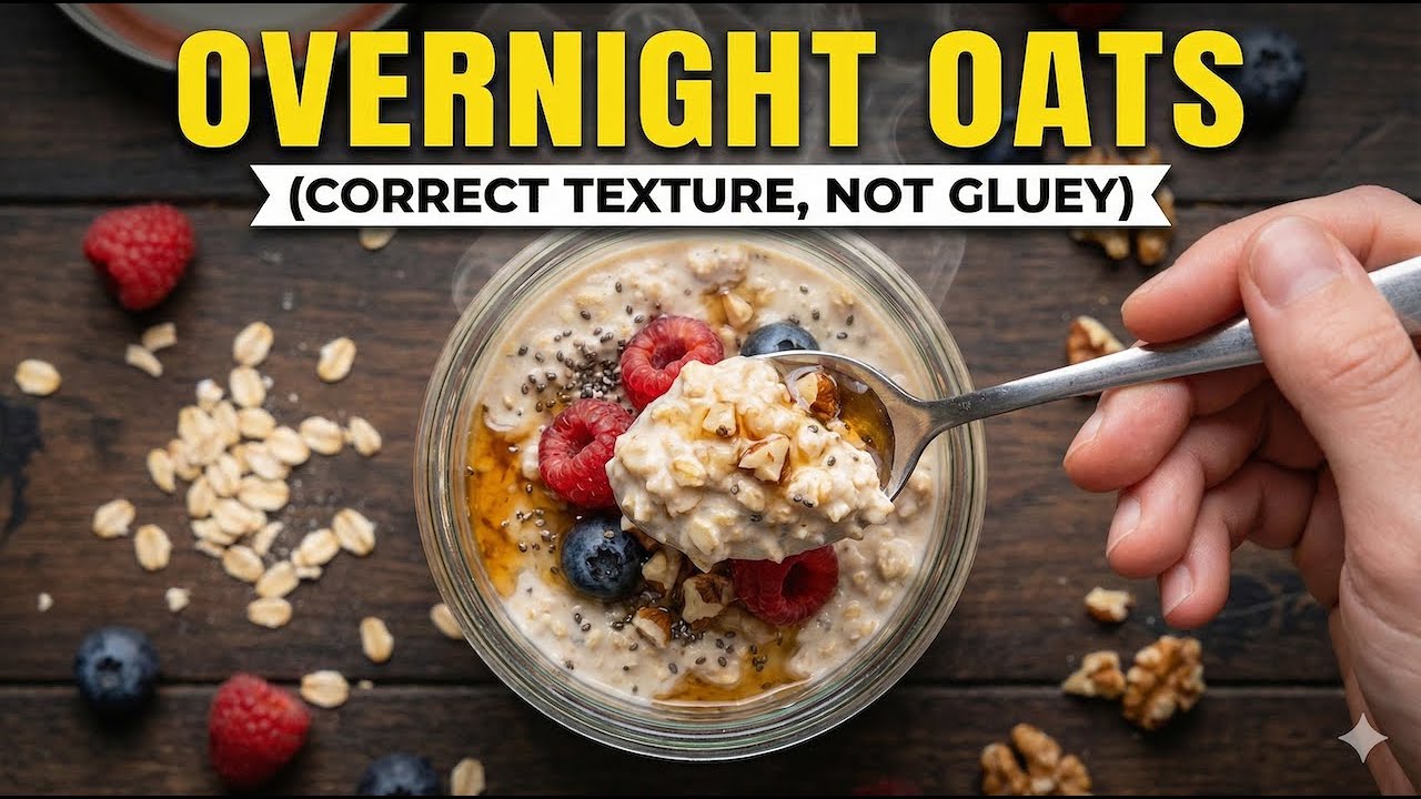 Overnight Oats (Correct Texture, Not Gluey)