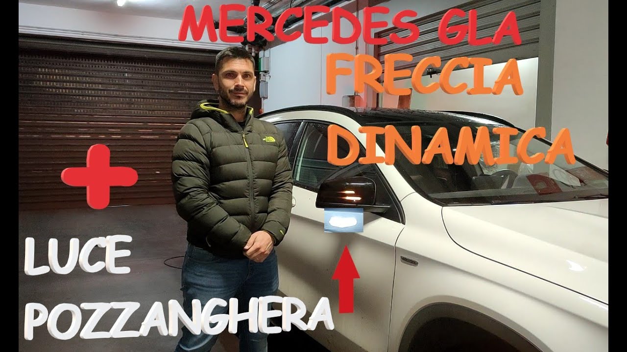 FRECCIA DINAMICA + LUCE POZZANGHERA LED MERCEDES GLA BLACK EDITION