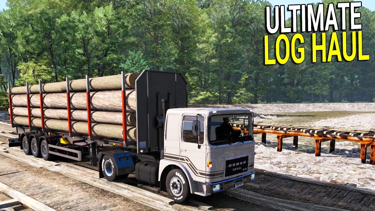 BEST Logging Road Challenge EVER FOUND | Euro Truck Simulator 2 Gameplay