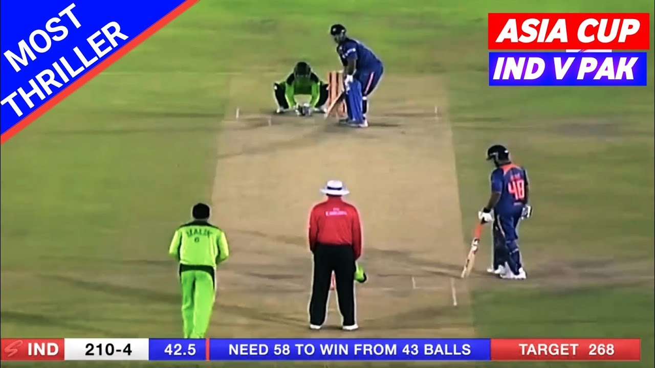 india vs pakistan asia cup 2018 highlights | Asia Cup India Vs Pakistan: most thrilling Finished