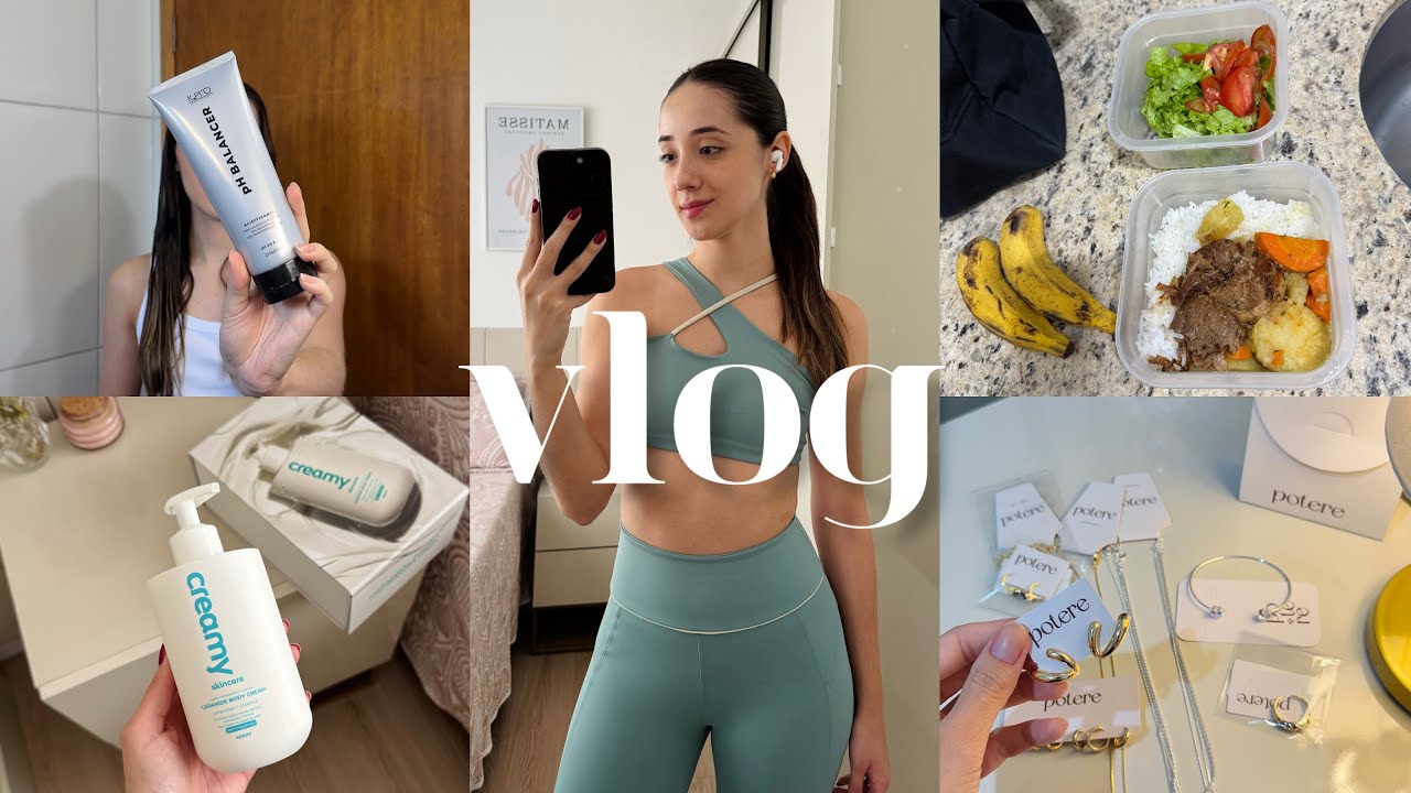 TESTEI ACIDIFICANTE K-PRO, CHÁ DA MINHA CUNHADA, ROTINA REAL, RECEBIDOS, TREINO E BATE PAPO #vlog